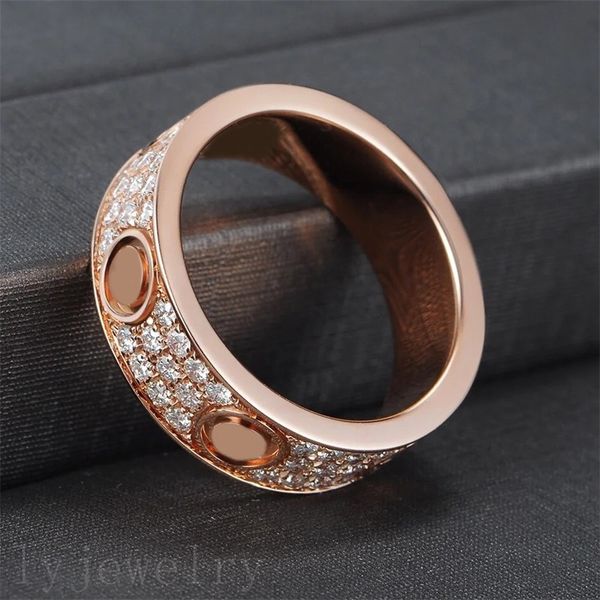 Anillos de diseñador para mujer elegante anillo de bodas de moda diamante homme clásico chapado en oro personalidad joyas anillos de amor hermosa delicada ZB019 C23