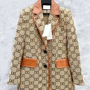diseñador blazer mujer ropa blazers chaquetas con letras primavera otoño lanzado tops M0131