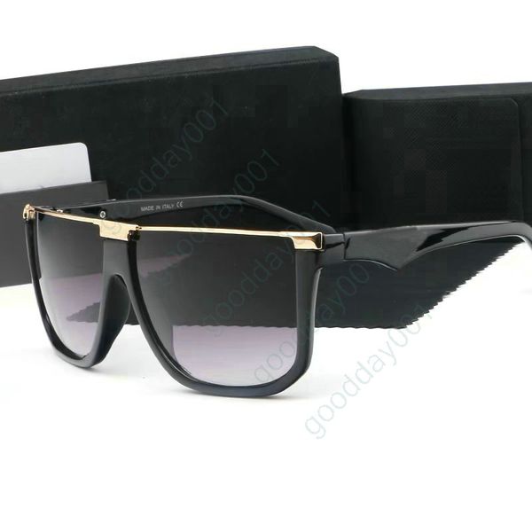 Lunettes de soleil design pour femmes B4312 Cadre de plaque carrée noire grand double B lettre jambes style de mode simple top haute qualité bonne vente UV400 lunettes Sonnenbrillen