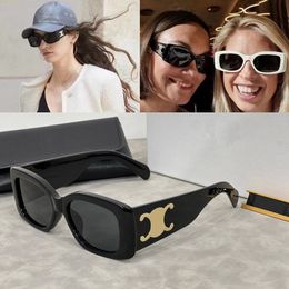 Gafas de sol de diseñador de mujer Triomphes de gafas de sol para hombres Gafas de sol rectángulo de gran tamaño Gafas de sol espejo para mujeres Men Luxury Shades Lunette de Soleil