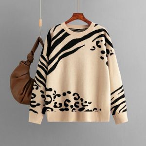 Dames designer trui trui pullover merk wol gebreide strepen lange mouw casual hoodie shirt dames kleding