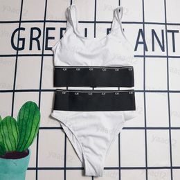 Womens Designer Badmode Tweedelige sportbeha Shorts Badpak Bretels Bikini Set Strandbadmode