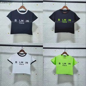 Womens Designer T-shirt Crop Top Letters Gedrukt Tee Zomer T-shirt Vrouwelijke Casual Korte Mouwen Ronde Hals Tops Maat S-L