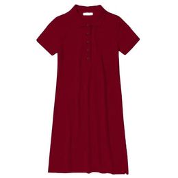 Damesontwerper Trend Polo-jurk Exquise borduurwerk Decoratie Dames Casual zomerjurk Rapel Nek Een lijn van hoge kwaliteit S-2XL