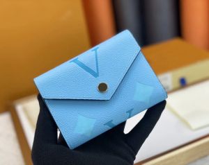 Portefeuilles de créateurs de femmes porte-monnaie en relief enveloppe de lettre de carte enveloppe de haute qualité fashion de haute qualité smage pochette avec boîte d'origine