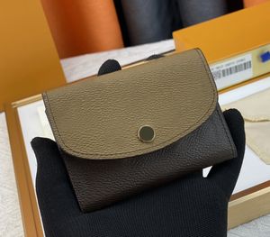 Dames designer portemonnees luxe Victorine korte portemonnees klassieke bloemenbriefkaarthouder met reliëf, hoogwaardige damesmode kleine clutch tas met originele doos