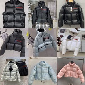 Femmes Designer Veste d'hiver Automne Femmes Vêtements d'extérieur Manteau court Pull à manches longues épaissi et élargi manteau de coton coupe-vent F1TW #