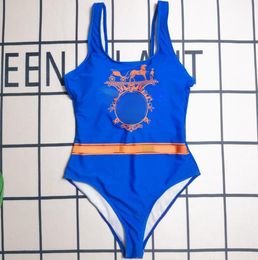 Damesontwerpers Bikini Set Luxe brief afdrukken uit één stuk zwempakken Beach Sexy Ladies Fashion Swim Suit S-XL