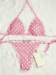 Damesontwerpers Bikini's Sets Duidelijke riem vorm zwempakken dames badpakken zwemkleding strand vrouw zwemkleding biquini gemengde luxe merken badkleding