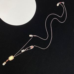 Collier de créateurs de femmes Chaînes de motifs pendents Colliers fantômes de mode Gol