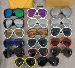 Damesontwerpers gevormde zonnebrillen Populaire items Europeaan en Amerikaanse trends Classic Style modieuze single item glazen UV400 buitenbril multi-colour