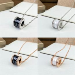 Dames ontwerpers zilveren schroef ketting luxe designer sieraden vrouwen hangers B.ZERO1 cirkel heren gouden kettingen kettingen partij liefde cadeau ketting