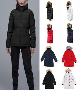 Designers pour femmes enroètes les vestes parkas vêtements d'extérieur casse-vent à capuche grosse fourrure veste hivernale chaude 5039470