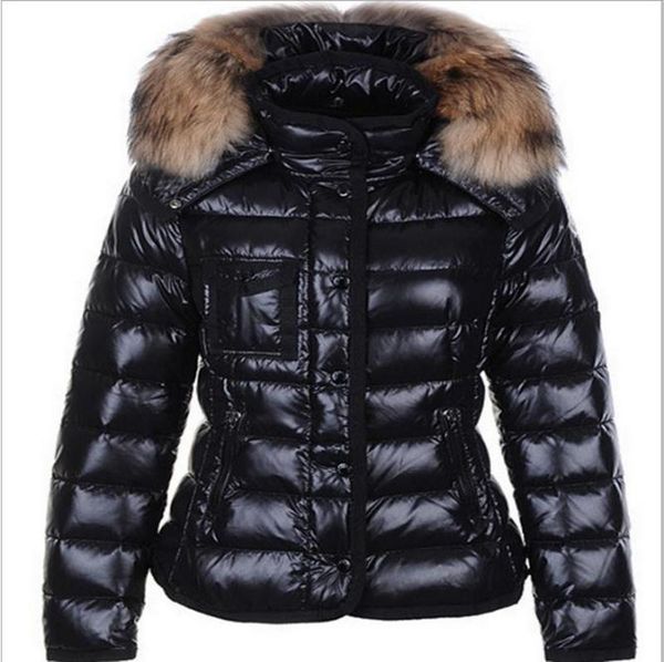 Doudoune femme col fourrure veste d'hiver parkas manteaux Top qualité femmes hiver décontracté extérieur chaud plume Outwear à capuche