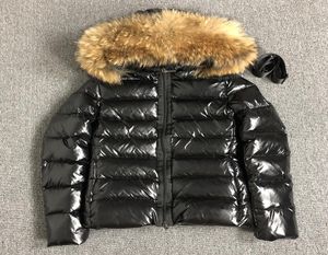 Dames Down Jacket Fur Hood Sashes Winter Parkas White Duck Downs Coats Raccoon Black Women Bomber SXL UK SL2859260