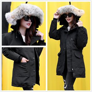 Doudoune femme Parkas Garder au chaud et coupe-vent canard blanc Manteaux Manteaux Épaissir pour résister au froid Manteau d'hiver Col peluche h248S