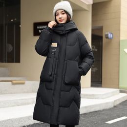 Femmes vers le bas Parkas décontracté mode femme hiver pour femmes manteaux longue épaisse Parka veste vêtements féminins 231114