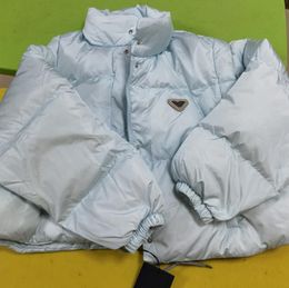 Para mujer abajo Parkas Chaquetas de diseño Chaqueta recortada Mujeres Ligero Puffer Cuello de invierno Moda Estilo corto Corsé delgado Out Cortavientos Bolsillo Muchachos