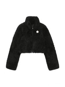 Parkas de plumón para mujer, chaquetas cortavientos hinchadas, abrigos cortos de lana ajustados, ropa de abrigo de lana bereber para mujer, chaqueta de invierno gruesa y cálida, talla S-XL