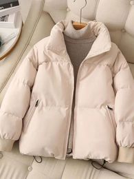 Femmes Down Parkas JMPRS Lâche Coréen Femmes Mode Hiver Chaud Épais Zipper Puffer Veste Casual Coton Rembourré Femme Manteaux 221124