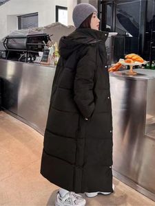 Femmes vers le bas Parkas Parka femmes veste d'hiver longue sur le genou épaississement vêtements rembourrés de coton dans le manteau d'hiver pour femme 6666Y 230925