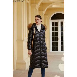 Parka d'hiver en duvet pour femme, doudoune longue, coupe cintrée et amincissante, nouveau Style