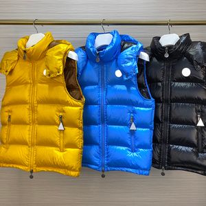 Veste d'hiver pour femme Veste d'hiver Badge de poitrine brodé Vestes d'extérieur chaudes Designer Gilet pour homme Szie 1-5