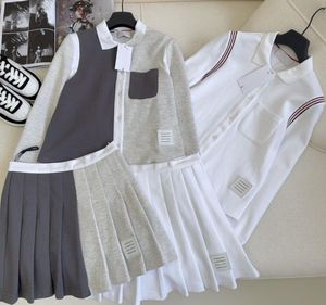 Dameskledingpak TB Stylist Silm Fashion Women Two -Piece Sets Stylist Causale kledingstylist Classical Set Long Sleeve kleding