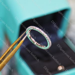 Womens verlovingsring Designer diamanten ringen voor vrouwen luxe persoonlijkheid Sliver Ring klassieke Womens bruiloft sieraden