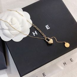 Dames Exclusieve Love Hanger Kettingen Luxe Designer Ketting Klassieke Premium Sieraden Accessoires Populair Modemerk Prachtig Cadeau 18k Verguld