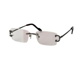 Womens Brillen Frame Clear Lens Mannen Zon Gassen Mode Stijl Beschermt Ogen UV400 Met Case 0344