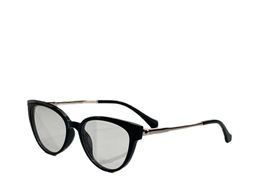 Monture de lunettes pour femmes, lentille transparente, hommes, gaz solaires, Style à la mode, protège les yeux UV400 avec étui 4S004