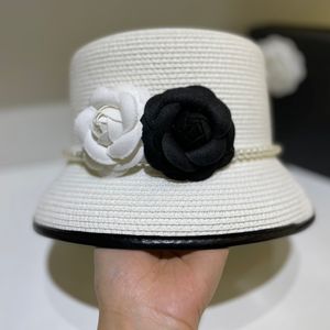 Dames mode emmer hoeden ontwerper bloemen parels gebreide hoed heren honkbal petten luxe casquette stro vizier hoeden bonnet beanie 2302152bf