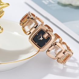 Damesmode Casual luxe horloges van hoge kwaliteit designer quartz-batterij roestvrij staal 25 mm horloge