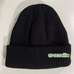 Diseñadores de moda para mujer Beanie Hat Gorros Gorros clásicos Sombreros para hombre Gorro cálido de invierno Hombres Bordado de cocodrilo Mujeres Casquette ACC D2255e