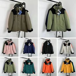 Veste à la mode pour femmes North Winter Cotton Men Vestes bouffantes Parkas avec lettre de broderie Vestes extérieures Face M manteur