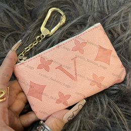 POUCHA DE MODA MOMENTA POCHETTE CLES Diseñador Mensor de la tarjeta Key Conton Monedero Mini billetera Mini bolso de cuero Caitlin_fashion_bags