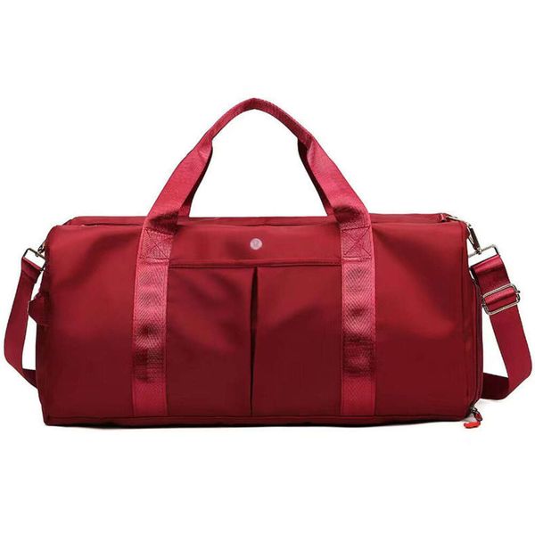 Moda para mujer Lululemens 2 Tamaño Bolsas de viaje Bolsas de lujo Diseñador Bolsa de asas grande para hombre Nylon Correa cruzada Bolsa de hombro Organizador Embrague Pochette Hobos