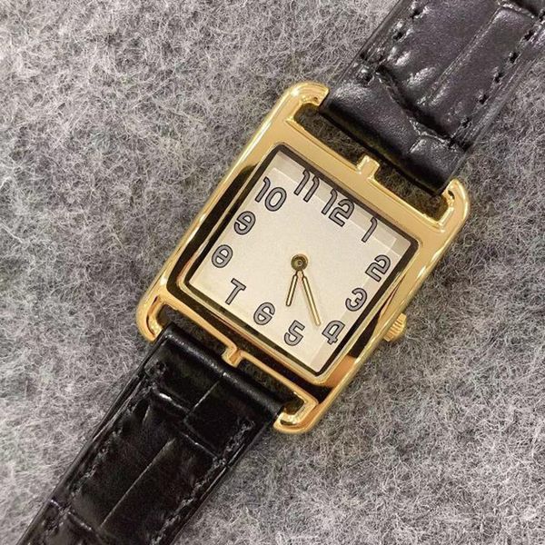 Montres de luxe pour femmes, édition limitée, mouvement à quartz, styliste, haut de gamme, clone u1top, bracelet en cuir, 23 mm, classique, étanche, saphir, cadeau de Noël