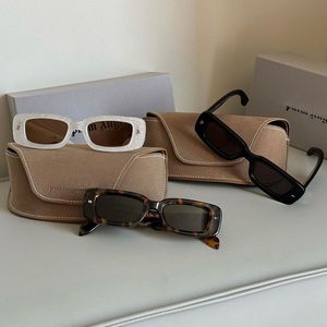 Lunettes de soleil à monture rectangulaire pour femmes et hommes, lunettes de photographie de rue de haute qualité, lunettes de protection UV400 de luxe avec boîte PERI022S