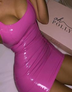 Robe en latex pour femmes, sexy, look mouillé, en cuir, boîte de nuit, Mini Micro Catsuit, robes 2531442