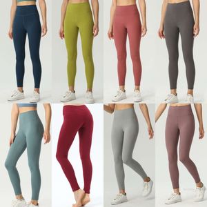 Fitness yoga joggingbroek voor dames Hoge taille strakke yogabroek Naakte gymsportbroek Atletische legging voor meisjes Ademende elasticiteit Volledige lengte Sexy dame