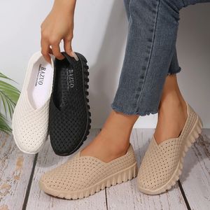 Dames platschoenen vrouw flats rond teen elegante loafers mode trend zomer tabi meisjes verkoop lage prijs schoen 240412