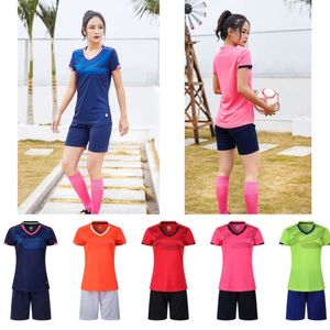 Competencia de fútbol de mujer Jersey Estudiante Sports Running Casual School Uniform Bordery