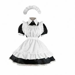 Cosplay d'anime costume de femme de chambre française avec Avr Lolita Waitr Girls 46UU #