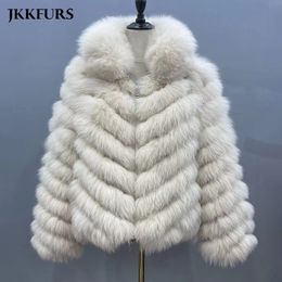 Damesbont Faux Casaco De Pele Winter dikke warme jas voor dames Echt vest Pluizig omkeerbaar Bubble-jassen met lange mouwen S4829 230828