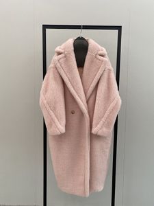 Femmes Fourrure Faux Teddy Bear Manteau Femmes Hiver Alpaga Lâche Chaud Camel Laine Femelle Classique Casual Revers Lait Blanc Surdimensionné 230822