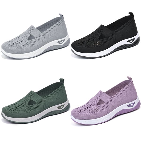 Femmes Gai Running Casual Shoes Sneakers Purple Black Flat Tennis Platforms Sneakers coulez les pieds lents Summer Summer