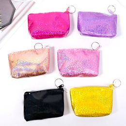 Sac à paillettes pour femmes Cosmetics Storage Fashion Fashion Toilettes de toilette portable Paillette Makeup artificiel Coin Coin Purse 240423