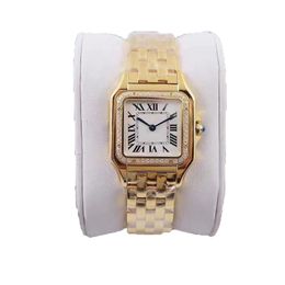 Reloj de pulsera con diamantes de oro para mujer Movimiento Reloj de señora Reloj de tiempo Reloj de acero inoxidable completo Reloj de pulsera de cristal de zafiro relogio Reloj de diseñador reloj Dhgate